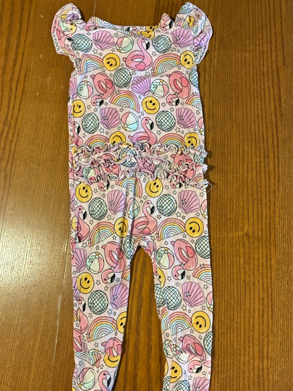 Bums and Roses Ruffle Romper - Picture 2 of 5